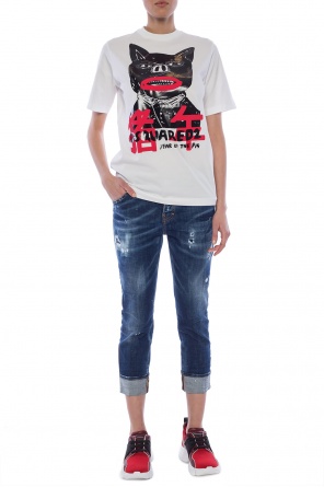 'cool girl cropped jean' stonewashed jeans, zdjęcie 2 'cool girl cropped jean' stonewashed jeans od Dsquared2